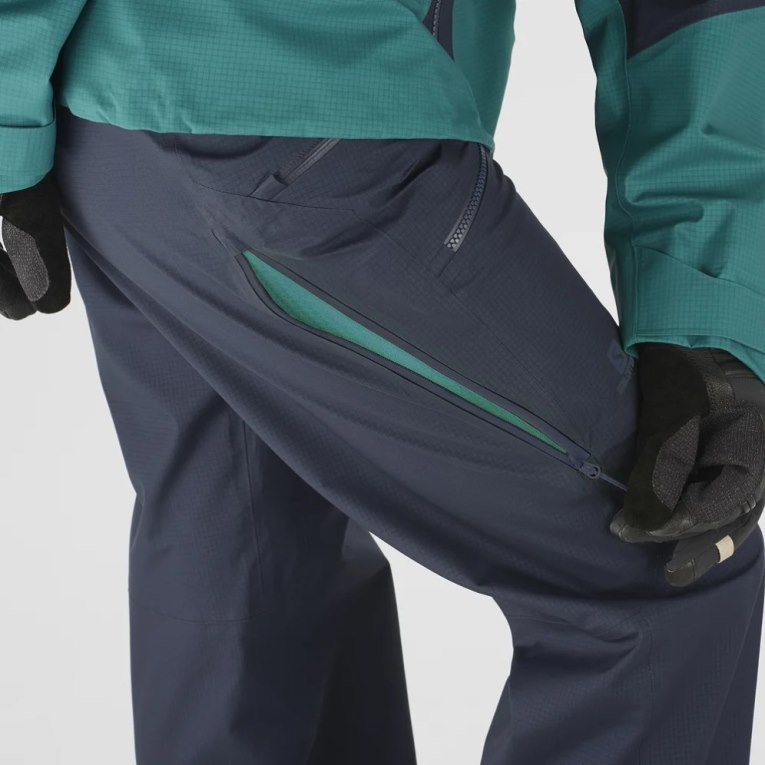 Pantalones De Esquí Salomon Outpeak GTX 3L Mujer Azul Marino | MX FNSZ521